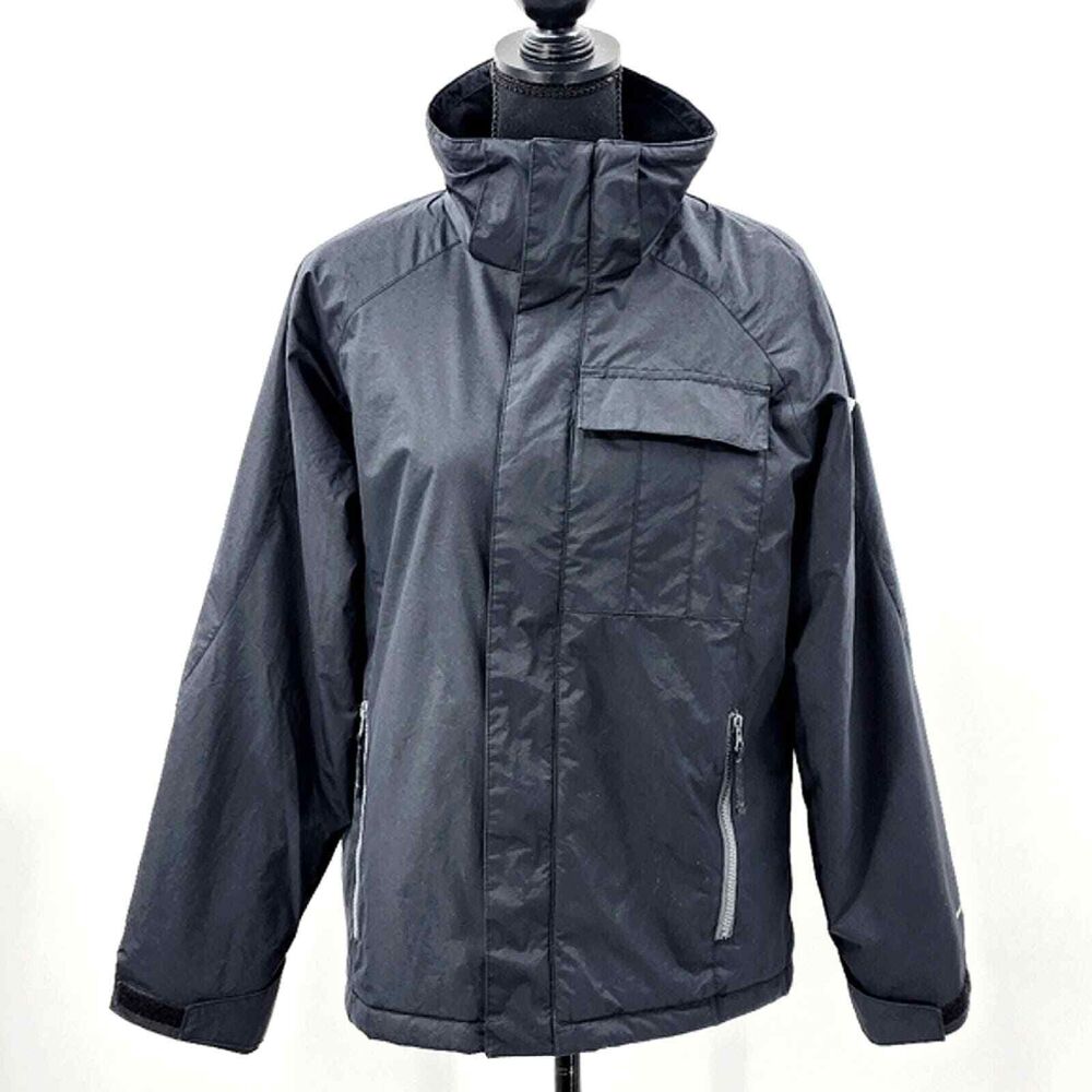 Columbia Omni- Shield Full Zip Black Midweight Jacket Coat Boys Size 14 / 16